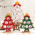 thumbnail image 4 of DIY Mini Christmas Tree Decorations Window Display Ornament adornos Wooden Christmas Tree Desktop Ornament Christmas Supplies, 4 of 5