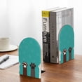 thumbnail image 5 of Junzan Cute Cat Paw And Dog for Wood Bookends,1 Pair Book Ends for Shelves Book Holder Stand Decorative Book Stoppers for Heavy Duty Books/CD/File/Video Games, 5 of 8