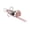 Pink, variant on PU Leather Heart and Bowknot Keychain with Fashionable Woven Lanyard Handmade Bag Charm Versatile Key Holder for Women