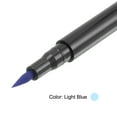 thumbnail image 4 of 2uds Tela Marcadores Permanente Unique Bargains Tinte Pintura Textil Marcador Bolígrafos Fina Punta Claro Azul, 4 of 7