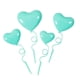 thumbnail image 1 of 4 globos para tartas con forma de corazón, decoración para tartas y cupcakes. Azul oscuro, 1 of 6