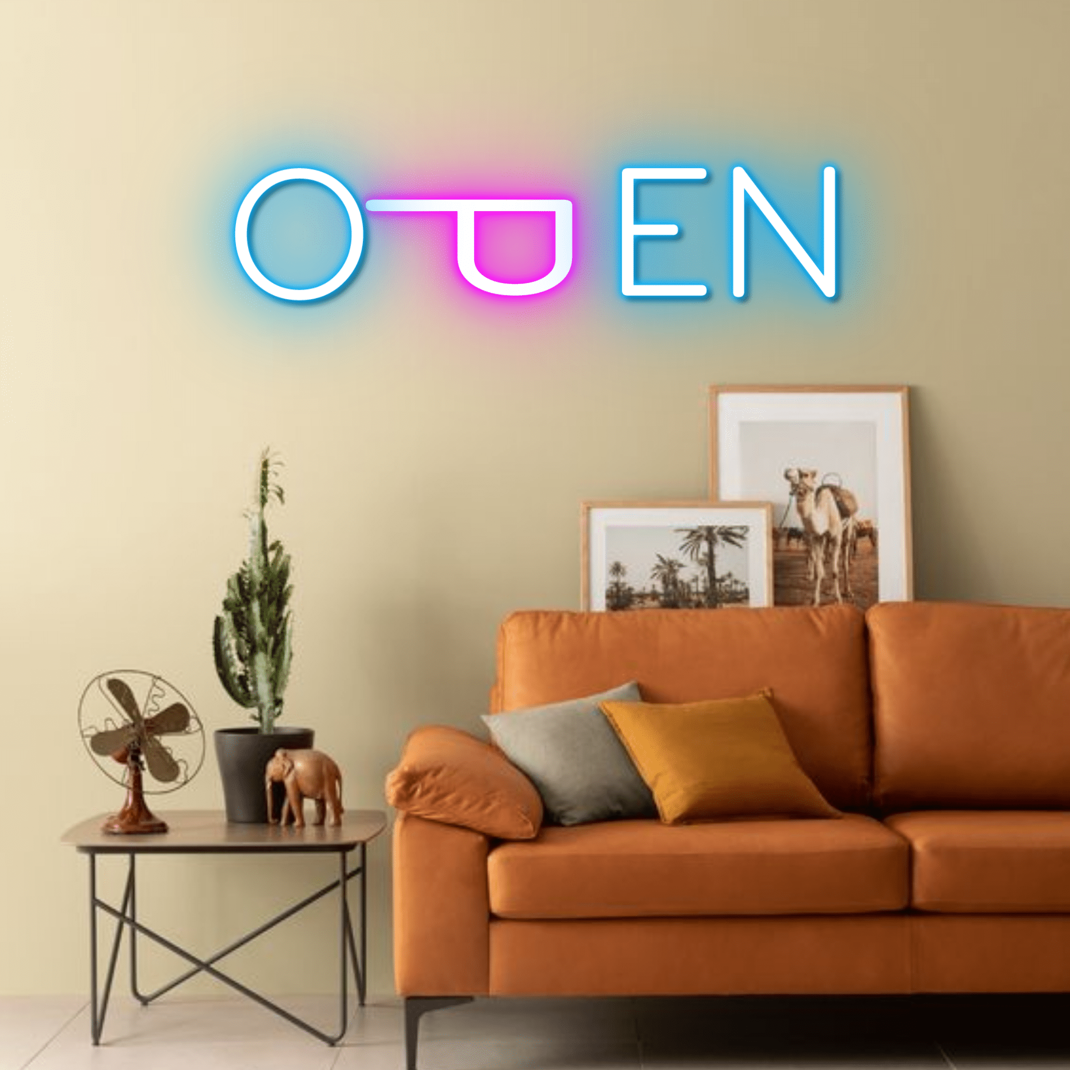 Glowneon Basic Open Neon Signs, Long-lasting Welcome Sign for Store