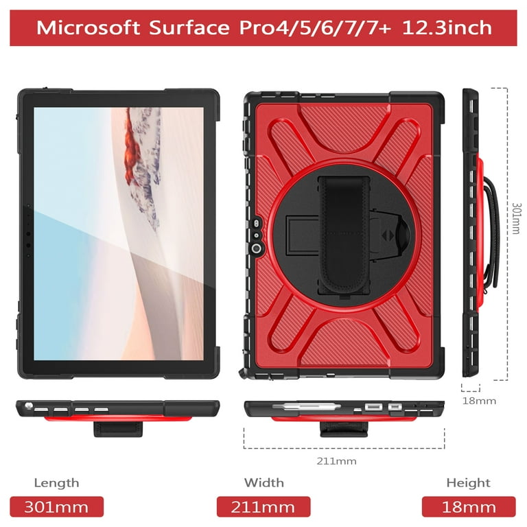 TECH CIRCLE Universal Case for Microsoft Surface Pro 7+ (12.3