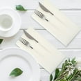 thumbnail image 6 of HONITANO 50Pcs White Paper Napkins for Banquet and Travelling with Disposable Decorative Feature, 6 of 8