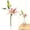 B, variant on 1 Piece Fake Plants Artificial Flowers Real Looking Lifelike Vibrant Non-Fading Color For Indoor Outdoor Table Centerpiece Gold Style 73