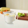 thumbnail image 4 of Antqov Modern Transparent Baking Measuring Cup Microwaveable Glass Cooking Cup with Handle Home Kitchen Baking Bowl, Home Accessories, 4 of 9