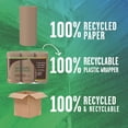 thumbnail image 5 of Unbleached Paper Towels, 100% Recycled Paper, 6 Count, Pack of 4, 5 of 5