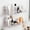 2, variant on Clear Floating Shelves,  Shelves for Bathroom Organizers and Storage, Bathroom Shelf with Adhesive Shelf or Screws, Wall Mount Organizer for Shower ,Room Decor, Kitchen, Living Room