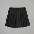 thumbnail image 5 of Miqool Girls Skorts Flowy Athletic Pleated Skirt Elastic Waist School Uniform Kids A Line Pleated Tennis Golf Skirts, 5 of 7