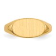 thumbnail image 4 of 14k Yellow Gold 6.25x11.5mm Childrens Signet Ring, 4 of 9