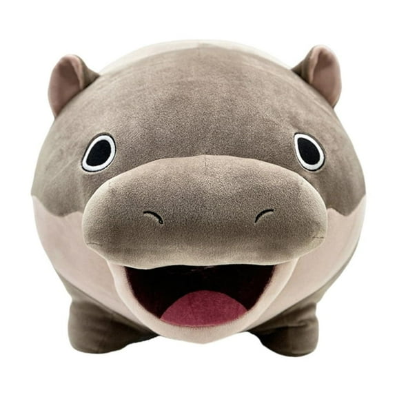 YIEMEEN Adorables Pygmy Hippoes Plushes Toy Soft Hippopotamus Stuffeds Animal Pillow for Child
