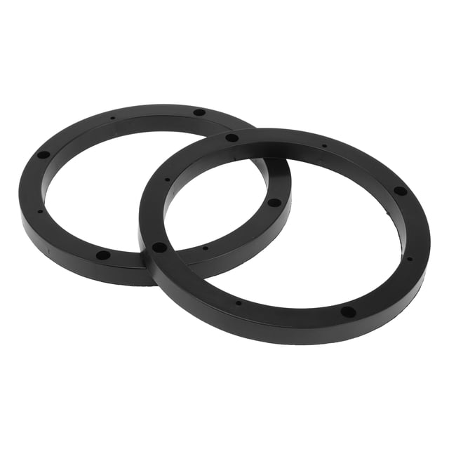 Anillo espaciador universal para altavoz de 6.5" de Unique Bargains, adaptador de altavoz tweeter, espaciador de montaje de subwoofer a prueba de agua, anillo de soporte ABS, 2 Pcs