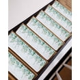 thumbnail image 7 of Stair Treads for Wooden Steps, Teal Botanical Peel and Stick Stair Treads with Reusable Adhesive, Spring Weeping Eucalyptus Leaves Non Slip Indoor Stairs Runner Rugs Mats for Elders Dogs 8"x30" 4PCS, 7 of 7