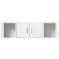 thumbnail image 3 of Pemberly Row Chipboard Wall Mounted Floating Hutch with 2 Doors in White, 3 of 10
