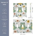 thumbnail image 3 of Dailycode Light Switch Plate Covers 3 Gang Wall Plate Plastics Outlet Covers for Kitchen Home Office Decor Cute Frogs with Flower, 3 of 8