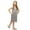 Grey, variant on Girls Sparkly Dress Sleeveless Girls Fringe Dress Latin Dance Dress Dance Clothes for Kids 4-6 Years