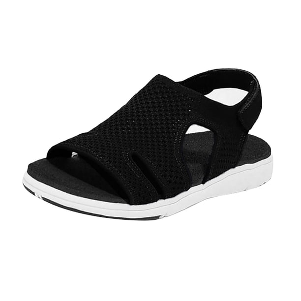 Sandalias de verano para mujer, sandalias informales con plataforma de correas elásticas transpirables Wmkox8yii shjk226