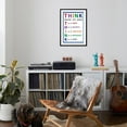 thumbnail image 4 of Art.com Think Before You Speak Education Art Print, Black Frame Wall Art, 23" x 29", 4 of 5