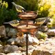 thumbnail image 5 of Soporte metálico para bebederos y comederos de pájaros – Comedero de jardín para montar en el suelo, ideal para patios, prados y exteriores | Apto para diversas especies de aves con abertura de ali, 5 of 6