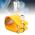 thumbnail image 1 of Sujetador De Ligadura Para Saxofón Tenor, Cuero Artificial, Tornillo Ajustable, Sujetador De Ligadura Para Saxofón, Fácil De Instalar, Resistente A Los Arañazos Para Prácticas, 1 of 7