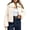 Beige, variant on Faux Fur Jacket Women Fluffy Winter Cropped Coats Zip Up Fuzzy Jackets Long Sleeve Furry Coat Fall Clothes
