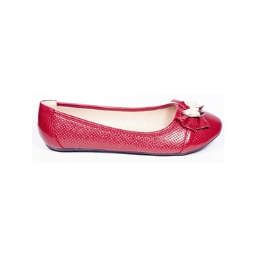 Alpine Swiss Daphne Womens Cheetah Ballet Flats Faux Patent Leather Buckle Shoes Walmart Com