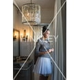 thumbnail image 2 of -1 Light Contemporary Small Pendant With Prism Crystals-10.25 Inches Wide By 11.75 Inches Tall-Vintage Bronze Finish Fredrick Ramond Lighting, 2 of 4