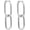 Sliver, variant on Dainty Paperclip Huggie Hoop Earrings 14K Gold Plated Chunky Chain Link Earrings Simple Cable Link Earrings for Women