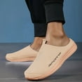 thumbnail image 2 of Womens Mens Breathable Mesh Slip on Mules Walking Sneakers Open Back Knit Non Slip Flats Shoes, 2 of 4