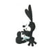thumbnail image 2 of Muñeco de peluche Lucky Mickey Rabbit blanco y negro, 10 cm, 2 of 3
