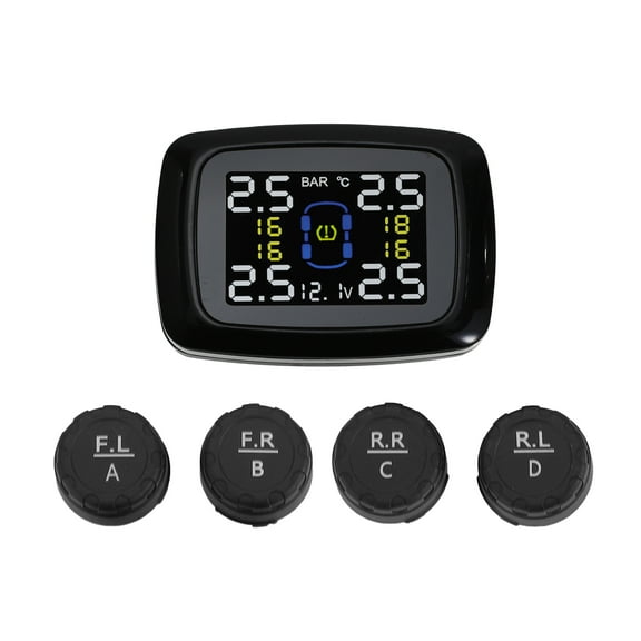 Unique Bargains Tire Pressure Sensor Kit TPMS Sensor Set 1set 433/315MHz Universal for Car SUV