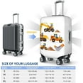 thumbnail image 2 of Machinery Excavator Truck and Loader Travel Luggage Suitcase COVER (No Suitcase), Cartoon Boy''s Toy Washable Suitcase COVERS Elastic, S - Fits 18-21 inch luggage, 2 of 6