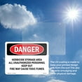thumbnail image 5 of Herbicide Storage Area OSHA Danger Vinyl Decal Label 7 Inch x 5 Inch - 10 Pack, 5 of 6