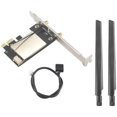 thumbnail image 2 of PCIE WiFi Card Adapter Bluetooth Dual Band Wireless Network Card Repetidor Adaptador for PC Desktop, 2 of 5