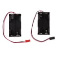 thumbnail image 2 of 2 Pieces AA Battery Holder Case Slot Holder Box for Parts, 2 of 7