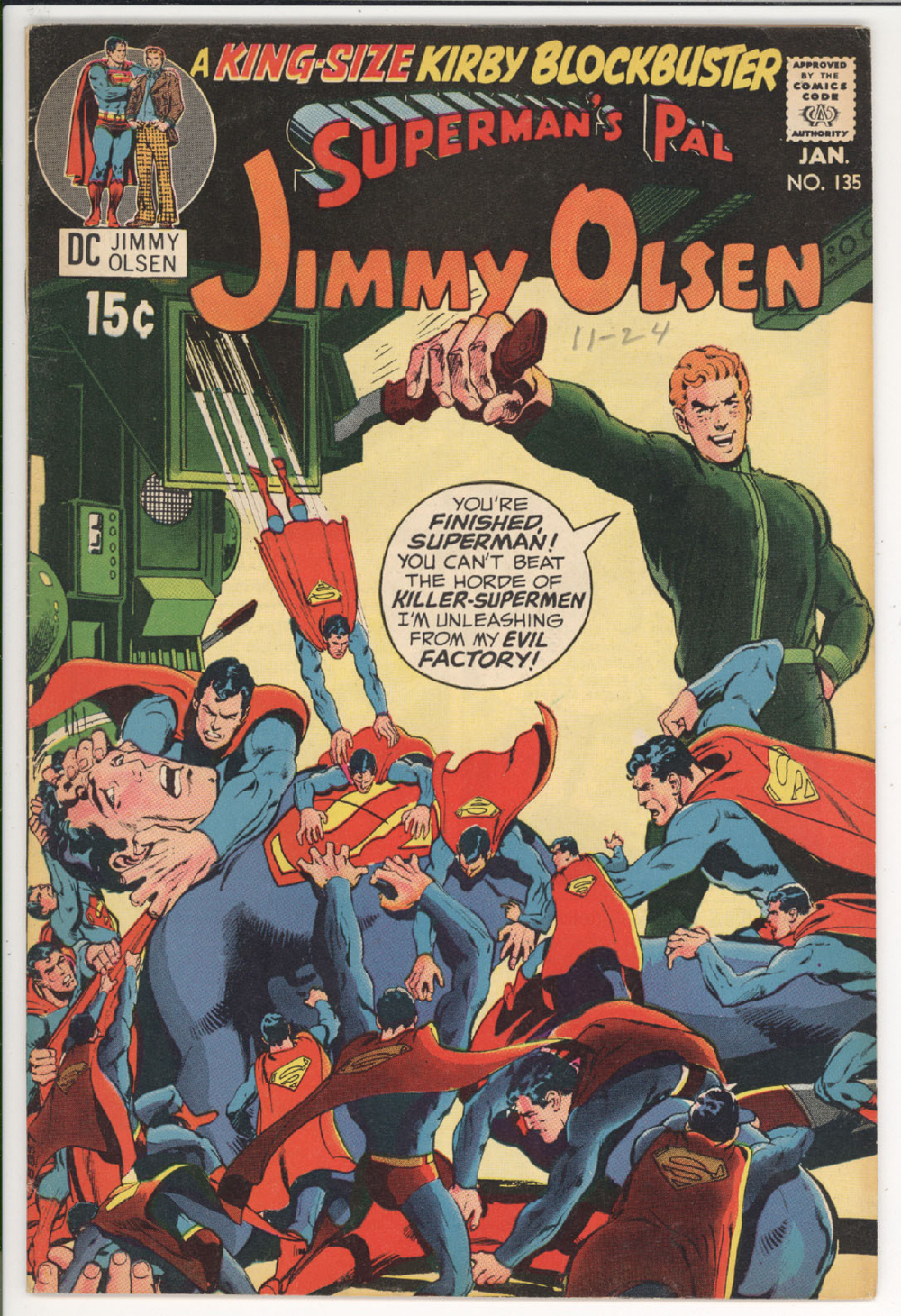 Cover of Superman's Pal, Jimmy Olsen #135