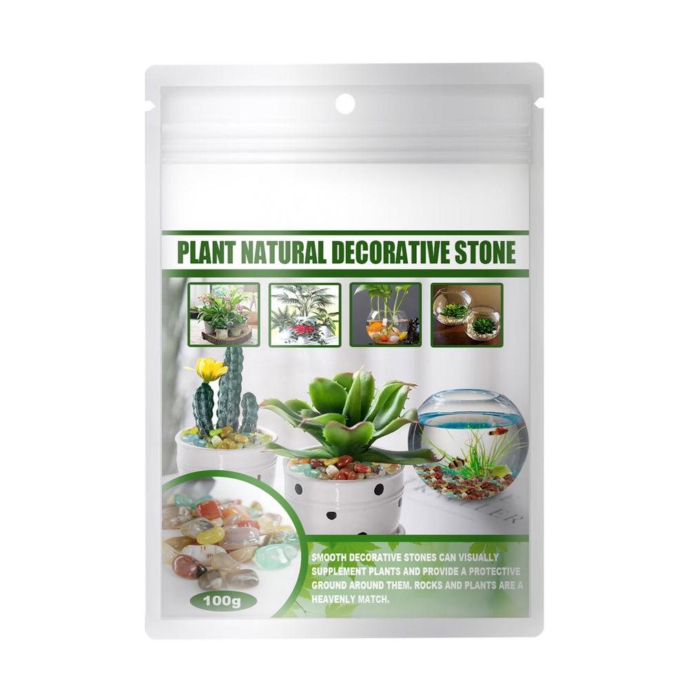 Decorative Stones for Potted Plants Natural Polished Mixed Color