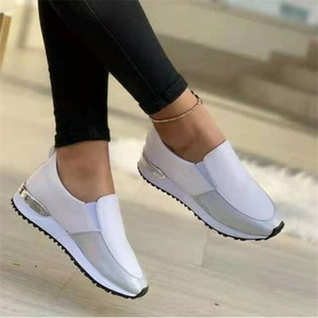 

Women s Sneakers Casual Sport Platform Running Shoes for Women Slip On Fashion Flats Loafers zapatillas mujer Plus Size