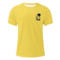 thumbnail image 3 of T-shirt Décontracté à Imprimé Graphique, Manches Courtes, Col Rond, pour Usage Quotidien, T-Shirt pour Homme à Coupe Confortable et, 3 of 3