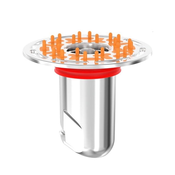 Self Closing Floor Drain Round Shower Floor Drain Antiodor Drainer Shower Strainer Cores for Bathroom Kitchen Enduring