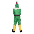 thumbnail image 2 of Elf Buddy Costume Pajama Adult Union Suit, 2 of 5