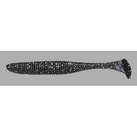 UPC: 0843459014538 | Jackall Fishing RHYTHM WAVE 2.8 HOLO BLK Soft Swim Baits [JRHYTW28-HBLK]