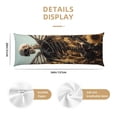 thumbnail image 2 of Bixox Skull Butterfly Sunflower Print Body Pillow Cover with Zipper Closure, Cozy Fuzzy Fleece Body Pillow Case Cover 20 x 54 Inches,Long Body Pillow Pillowcase, 2 of 6
