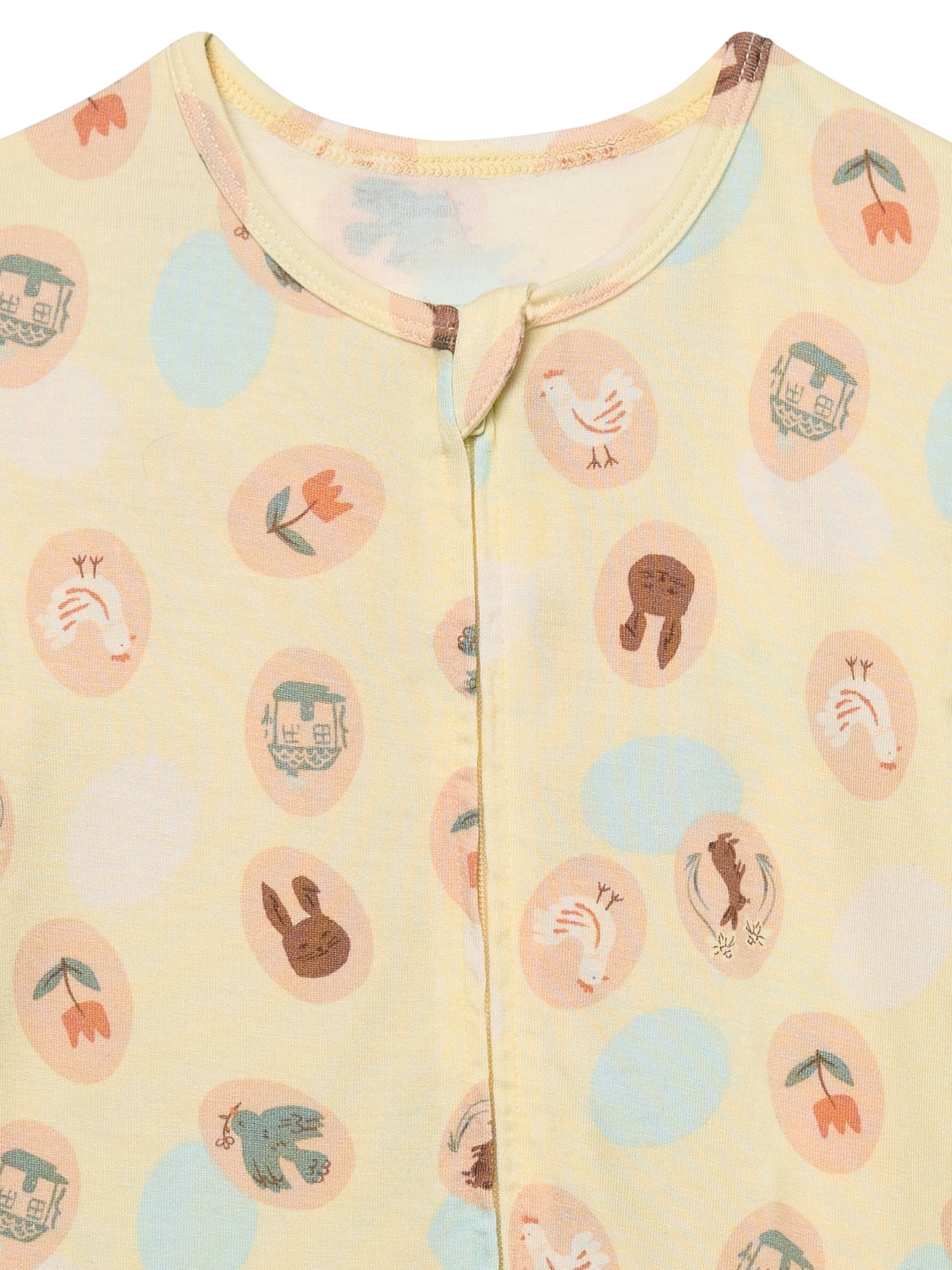 Modern Moments by Gerber Toddler Neutral Super Soft Easter One-Piece Pajama, Sizes 12M-5T