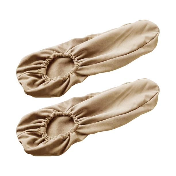 2 fundas para reposabrazos de coche, funda para reposabrazos de asiento, protección resistente al desgaste, fácil de limpiar, accesorios suaves para Beige Sunnimix Cubierta del reposabrazos del coche
