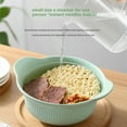 thumbnail image 4 of Silicone 3-Compartment Microwave Steamer for Fast, Healthy Meals Preserving Nutrients and Flavors, 4 of 9