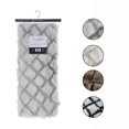 thumbnail image 2 of Inspired Home Eleni Luxuriously Machine Washable Geometric Throw, 50"x60", Grey, 2 of 5