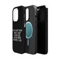 thumbnail image 2 of DistinctInk MagSafe Tough Case for Apple iPhone 15 Pro (6.1" Screen) - Don't Know What Soap Tastes Like, Washed Dog - Tempered Glass Back, 2 of 6