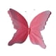 thumbnail image 2 of Mariposa artificial, decoración de pared con mariposas falsas para dormitorio, hogar, exteriores. Rosa, 2 of 9