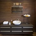thumbnail image 4 of Dakota 3-Light Vanity Light, Matte Brass, Glass Shades, 4 of 6